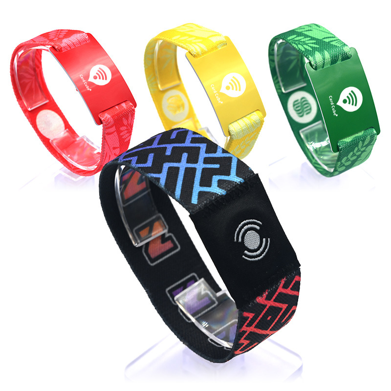 RFID松緊腕帶賽事智能腕帶NFC松緊手環3